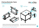 Предварительный просмотр 7 страницы Mocka Chelsea Bedside Table Assembly Instructions Manual