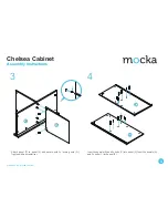 Предварительный просмотр 3 страницы Mocka Chelsea Cabinet Assembly Instructions Manual