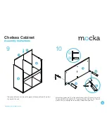 Предварительный просмотр 6 страницы Mocka Chelsea Cabinet Assembly Instructions Manual