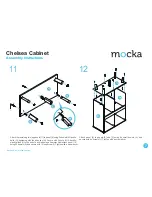 Предварительный просмотр 7 страницы Mocka Chelsea Cabinet Assembly Instructions Manual