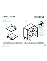 Предварительный просмотр 8 страницы Mocka Chelsea Cabinet Assembly Instructions Manual