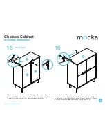 Предварительный просмотр 9 страницы Mocka Chelsea Cabinet Assembly Instructions Manual