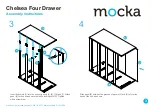 Предварительный просмотр 3 страницы Mocka Chelsea Four Drawer Assembly Instructions Manual