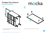 Предварительный просмотр 5 страницы Mocka Chelsea Four Drawer Assembly Instructions Manual