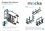 Предварительный просмотр 6 страницы Mocka Chelsea Four Drawer Assembly Instructions Manual