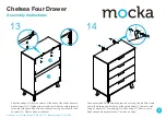 Предварительный просмотр 8 страницы Mocka Chelsea Four Drawer Assembly Instructions Manual