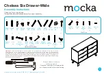 Mocka Chelsea Six Drawer-Wide Assembly Instructions Manual preview