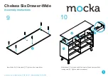 Preview for 6 page of Mocka Chelsea Six Drawer-Wide Assembly Instructions Manual