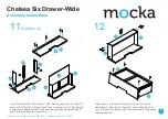 Preview for 7 page of Mocka Chelsea Six Drawer-Wide Assembly Instructions Manual