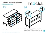 Preview for 8 page of Mocka Chelsea Six Drawer-Wide Assembly Instructions Manual