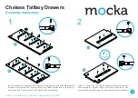 Предварительный просмотр 2 страницы Mocka Chelsea Tallboy Drawers Assembly Instructions Manual