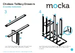 Предварительный просмотр 3 страницы Mocka Chelsea Tallboy Drawers Assembly Instructions Manual