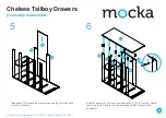 Предварительный просмотр 4 страницы Mocka Chelsea Tallboy Drawers Assembly Instructions Manual