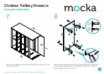 Предварительный просмотр 5 страницы Mocka Chelsea Tallboy Drawers Assembly Instructions Manual