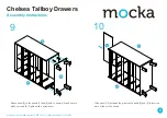 Предварительный просмотр 6 страницы Mocka Chelsea Tallboy Drawers Assembly Instructions Manual