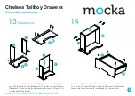 Предварительный просмотр 8 страницы Mocka Chelsea Tallboy Drawers Assembly Instructions Manual