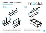 Предварительный просмотр 9 страницы Mocka Chelsea Tallboy Drawers Assembly Instructions Manual