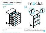 Предварительный просмотр 10 страницы Mocka Chelsea Tallboy Drawers Assembly Instructions Manual