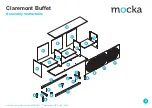 Предварительный просмотр 2 страницы Mocka Claremont Buffet Assembly Instructions Manual