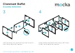 Предварительный просмотр 4 страницы Mocka Claremont Buffet Assembly Instructions Manual