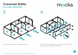 Предварительный просмотр 5 страницы Mocka Claremont Buffet Assembly Instructions Manual