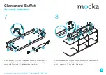 Предварительный просмотр 6 страницы Mocka Claremont Buffet Assembly Instructions Manual