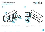 Предварительный просмотр 8 страницы Mocka Claremont Buffet Assembly Instructions Manual