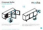 Предварительный просмотр 9 страницы Mocka Claremont Buffet Assembly Instructions Manual