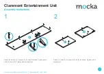 Предварительный просмотр 3 страницы Mocka Claremont Entertainment Unit Assembly Instructions Manual