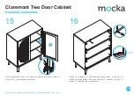 Предварительный просмотр 10 страницы Mocka Claremont Two Door Cabinet Assembly Instructions Manual