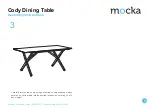 Предварительный просмотр 3 страницы Mocka Cody Dining Table Assembly Instructions