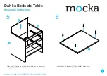 Предварительный просмотр 4 страницы Mocka Dahlia Bedside Table Assembly Instructions Manual