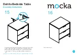 Предварительный просмотр 9 страницы Mocka Dahlia Bedside Table Assembly Instructions Manual