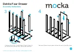 Preview for 3 page of Mocka Dahlia Four Drawer Assembly Instructions Manual