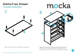 Preview for 5 page of Mocka Dahlia Four Drawer Assembly Instructions Manual