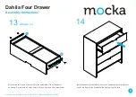 Preview for 8 page of Mocka Dahlia Four Drawer Assembly Instructions Manual