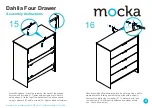 Preview for 9 page of Mocka Dahlia Four Drawer Assembly Instructions Manual