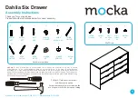 Preview for 1 page of Mocka Dahlia Six Drawer Assembly Instructions Manual