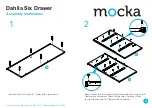 Preview for 2 page of Mocka Dahlia Six Drawer Assembly Instructions Manual