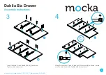 Preview for 3 page of Mocka Dahlia Six Drawer Assembly Instructions Manual