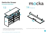 Preview for 8 page of Mocka Dahlia Six Drawer Assembly Instructions Manual