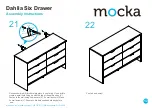 Preview for 12 page of Mocka Dahlia Six Drawer Assembly Instructions Manual