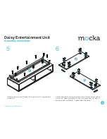 Предварительный просмотр 4 страницы Mocka Daisy Entertainment Unit Assembly Instructions Manual