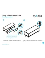 Предварительный просмотр 5 страницы Mocka Daisy Entertainment Unit Assembly Instructions Manual