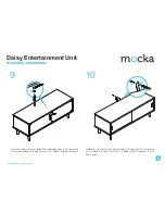 Предварительный просмотр 6 страницы Mocka Daisy Entertainment Unit Assembly Instructions Manual