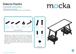 Mocka Dakota Trestle Assembly Instructions предпросмотр