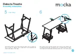 Предварительный просмотр 4 страницы Mocka Dakota Trestle Assembly Instructions