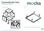 Предварительный просмотр 2 страницы Mocka Denham Bedside Table Assembly Instructions Manual