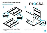 Предварительный просмотр 3 страницы Mocka Denham Bedside Table Assembly Instructions Manual