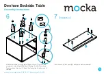 Предварительный просмотр 5 страницы Mocka Denham Bedside Table Assembly Instructions Manual